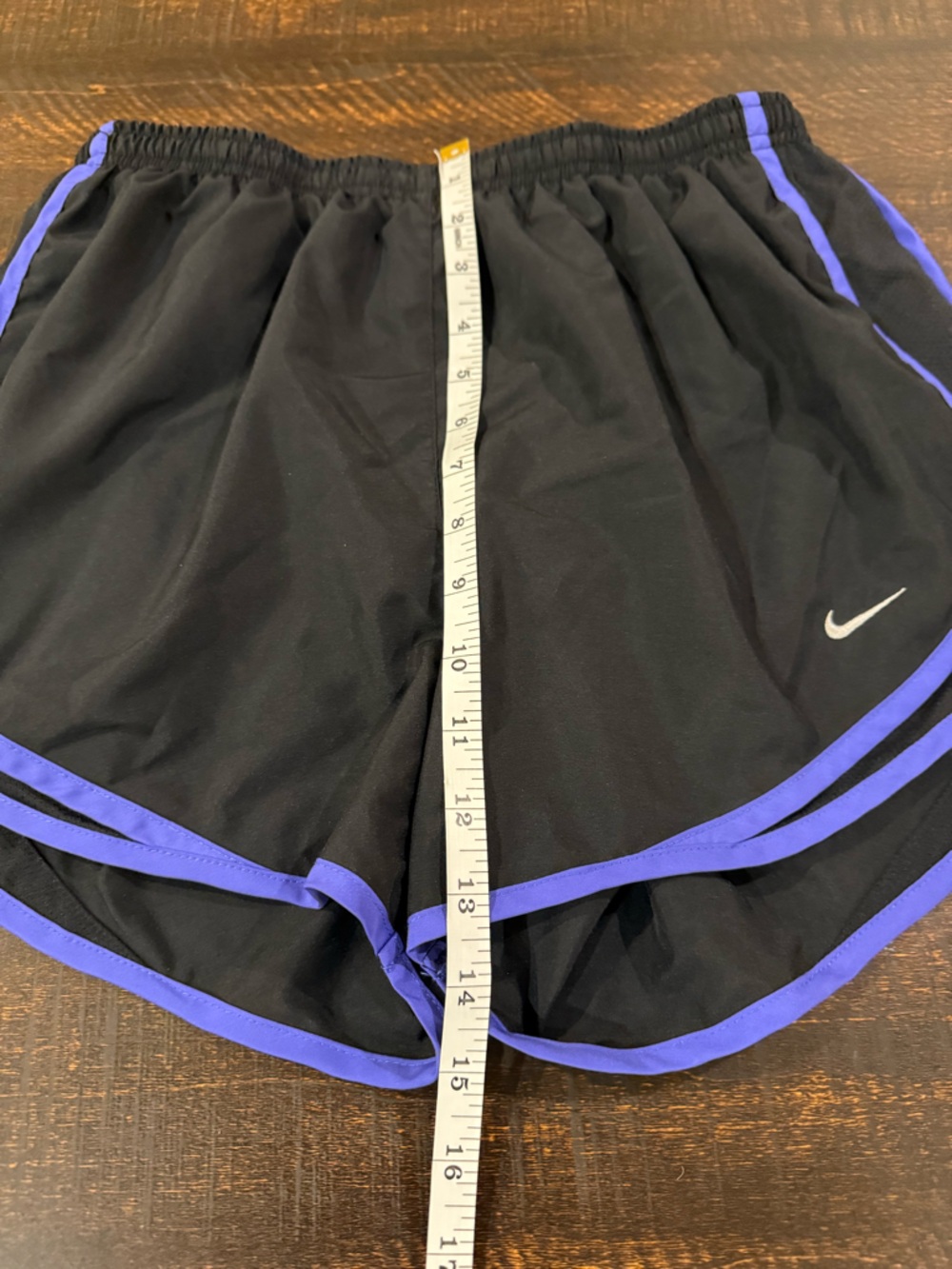 Nike Tempo Dri-FIT Running Shorts M Black Purple Lined Athletic - Picture 5 of 6